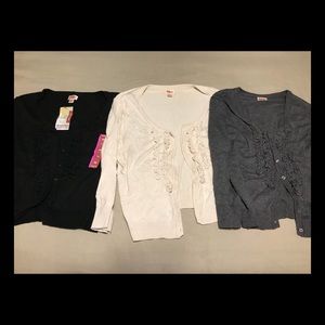 3 cardigans
